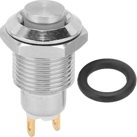 10-mm-drucktaster Aus Edelstahl, Wasserdichter 3-v-momentan-starttaster