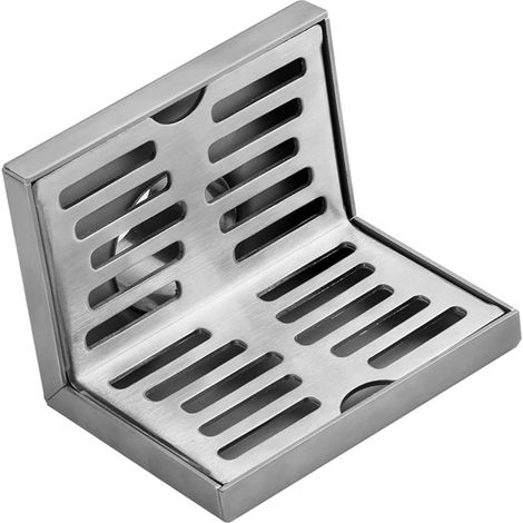 Seitlicher Ablauf, Duschablauf Aus Edelstahl 304, Schneller, Reibungsloser Wasserablauf Für Badezimmer (für 50-mm-rohr (mit Dichtungsring))
