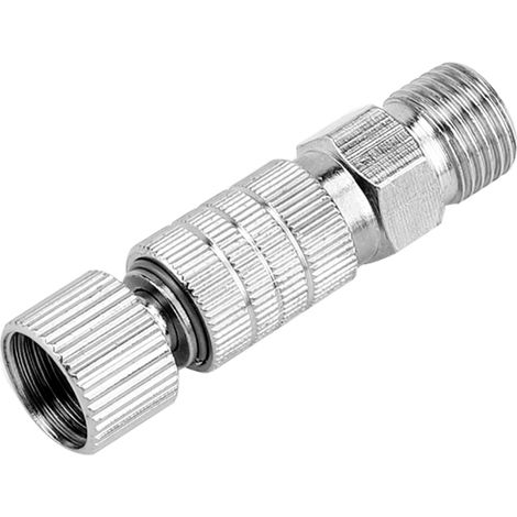 Trennen Sie Den Airbrush-kupplungsadapter, Den Luftschlauch, Die Schnellkupplung Und Das 1/8"-anschlussstück.