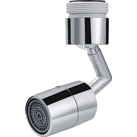 Universelle, Um 360 Grad Drehbare Wasserhahnverlängerung, Komplett Aus Kupfer, Spritzwassergeschützt, Mit Drehbarem Luftsprudler Für Die Küche