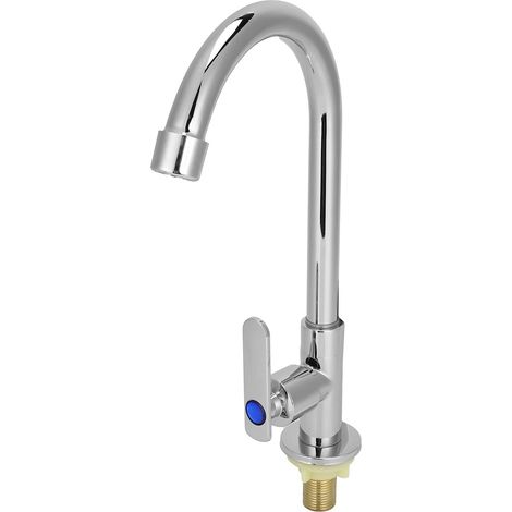 Badezimmerarmatur, Küchenspüle Mit Vertikalem Kaltwasserhahn G/2 Für Badezimmerwaschtisch