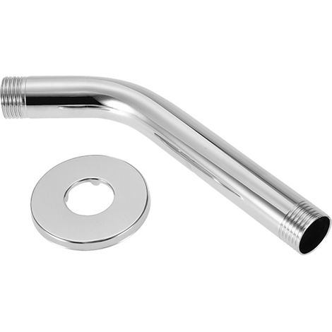 6" Runder Edelstahl-duscharm Mit Schlauchwandhalterung Für Badezimmer-deckenduschkopf