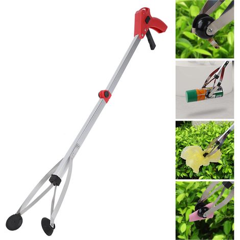 Müllgreifer – 80 Cm – Für Erwachsene – Vielseitig Einsetzbar – Leicht Und Einfach Zu Bedienen – Zum Entfernen Von Gartenwegen