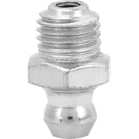 Schmiernippel, Einfach Zu Montierende, Vernickelte Fettpressdüse Aus Eisen Für Motorräder, Industrielle Anwendungen Und Kraftfahrzeuge (m8 Rechts)