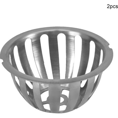 Stück Runde, Verstopfungsfreie Edelstahl-bodenabläufe Für Garten Und Balkon (100 Mm)