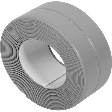 Selbstklebender Dichtungsstreifen Für Badewanne Und Wand Für Küchenspüle (3 Graue Streifen 38 Mm X 3,2 M)