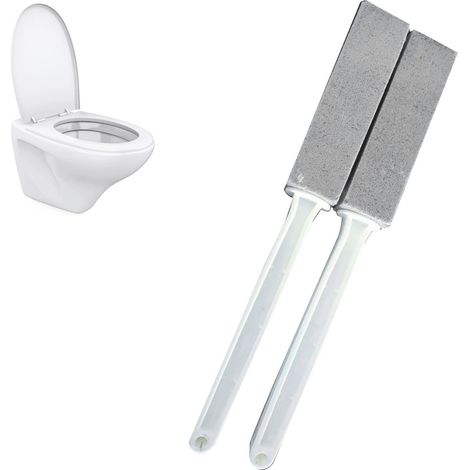 Set Mit 2 Bimsstein-toilettenreinigungsbürsten Mit Extra Langem Griff Zum Entfernen Von Rost Und Schmutz, Gelb, Für Die Küchenreinigung