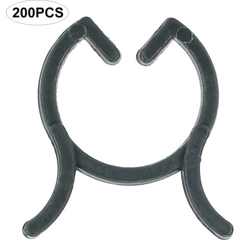 200 Stück Robuste Pflanzenclips, Blumenstängel- Und Rankenstützen, Befestigungswerkzeug, Gartenzubehör, 25 Mm