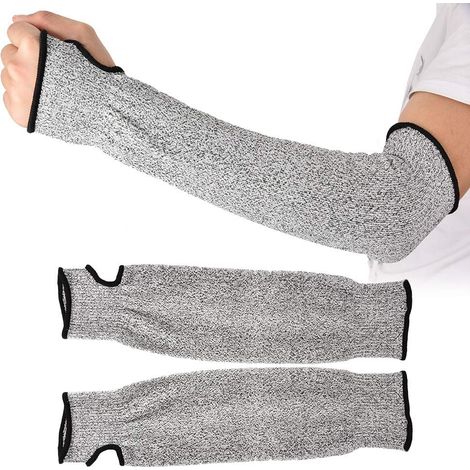 Armstulpe, Sicherheitsarmstulpe, Langärmlige Schnitt- Und Abriebfeste Hppe-arbeitshandschuhe Für Gartenarbeit, Kochen Und Landwirtschaft (35 Cm)