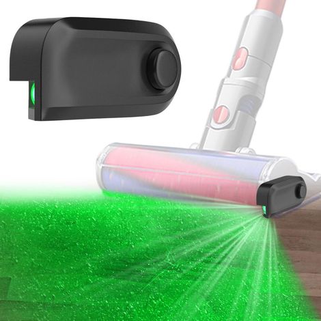 Led-staubdetektorleuchte Für Staubsauger, Grauer Kunststoffaufsatz Für Staubsaugerdüsen-zubehör - A