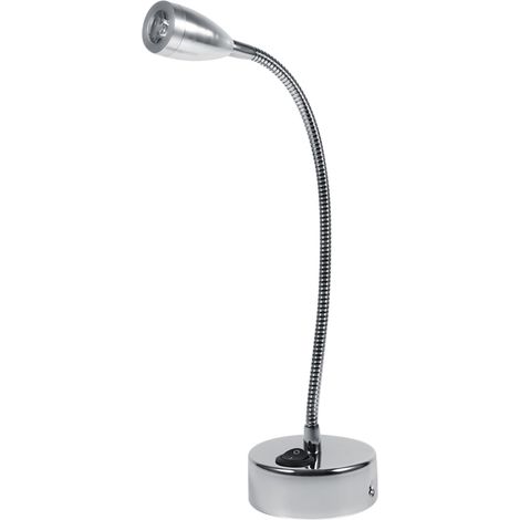 Flexible Silberne Led-wandleuchten Mit Schwanenhals Für Schlafzimmer, Leselampe, Warmweiß (typ 2)