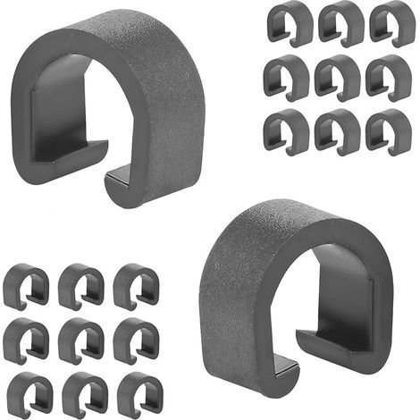 40 Stück Fahrradkabelclips, C-clips, Fahrradkabelschlaufen, Kunststoffclips Zur Befestigung Von Fahrradbremszügen