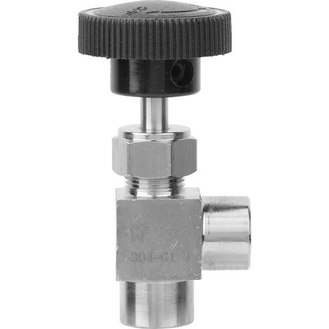 Bspp-nadelventil Mit Innengewinde, Edelstahl 304, Eckventil, Absperrventil Für Wasser, Gas, Öl, Kraftstoff, 1/4