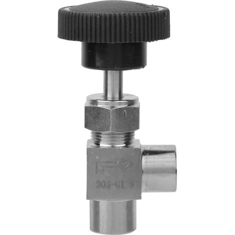 Bspp-nadelventil Mit Innengewinde, Edelstahl 304, Winkelausführung, Absperrventil Für Wasser, Gas, Öl, Kraftstoff 1/8