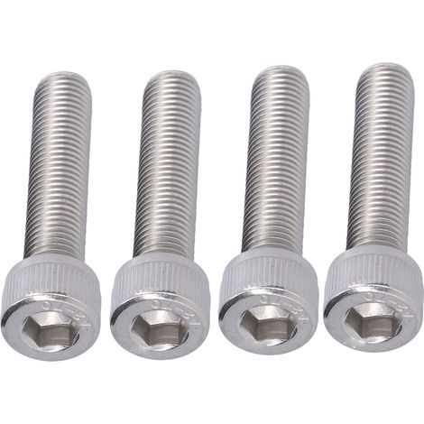 Sechskantschrauben Aus Edelstahl A2, Feingewinde 1,25 Mm, 4 Stück, M10x45