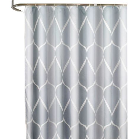Duschvorhang, 180 X 180 Cm, Maschinenwaschbarer Polyester-duschvorhang Mit 12 Haken, Badewannenvorhang Fürs Badezimmer