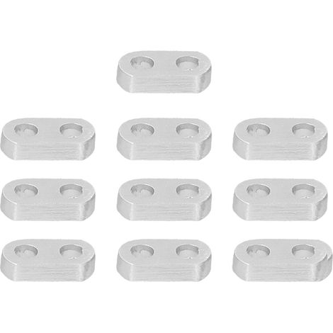 10 Stück Flache, Gerade Aluminium-befestigungswinkel 4x8 Mm Für Robotertechnik-ausrüstung 3102-0002-0016