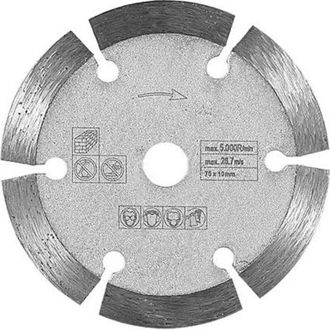 Dolomit-trennscheibe, 75 X 1,2 X 10 Mm, Winkelschleifer-sägeblatt Für Beton- Und Keramikfliesen