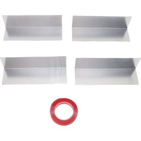 Wetterfeste Garagentordichtung Aus Aluminium, 4-teilig, Für Den Innen- Und Außenbereich, Für Zuhause, 15 X 4,5 Cm