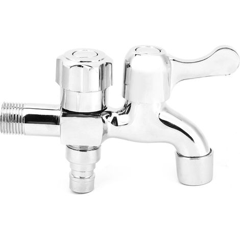 Multifunktionale Kupferarmatur, G1/2 Zoll, Doppelt Verwendbar, Schnellöffnung, Für Waschmaschine, Wischmopp Und Poolwasser.