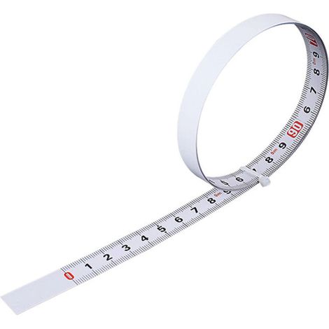 Selbstklebendes Messlineal Aus Kohlenstoffstahl, Maßband, Von Links Nach Rechts Ablesbar, 13 Mm Breit, 5 Meter Lang