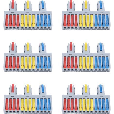 6-teiliger, 32-a-, 3-fach-wechsel-hebelverbinder Für Flexible Und Starre Drähte
