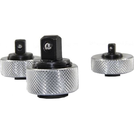 Satz Mit 3 Fingerratschen, Umkehrbarem Rändelrad, Mini-handschlüssel, Kompaktantrieb, 38 Mm Durchmesser, 1/4", 3/8", 1/2".