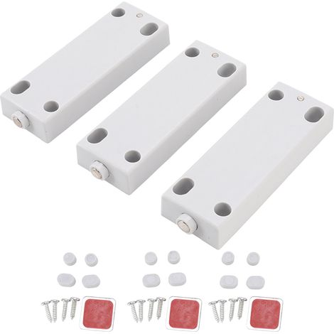 Magnetischer Touch-öffnungsriegel, 3 Stück, Verstellbarer Schrankriegel Für 2,5 M Breite Schranktüren, 30 Bis 50 N