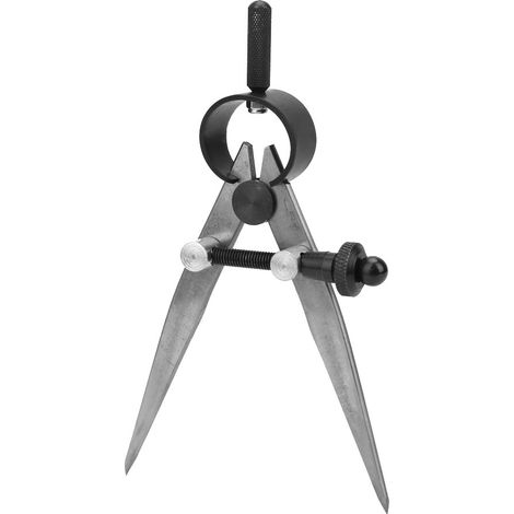 Federbelasteter Trennbügel Aus Stahl Und Leder, 45, Kompassflügeltrenner Mit Gehärtetem Schenkel (75 Mm)