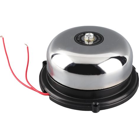 Elektrische Schulglocke Aus Edelstahl, 220 V, 100 Mm/4 Zoll, 10 W, Für Den Innenbereich, Geeignet Für Feueralarm, Mehrzweck-glocke, Laute Glocke