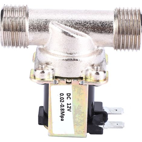 12-v-g1/2-nc-elektromagnetventil Aus Messing, Normalerweise Geschlossener Wassereinlass