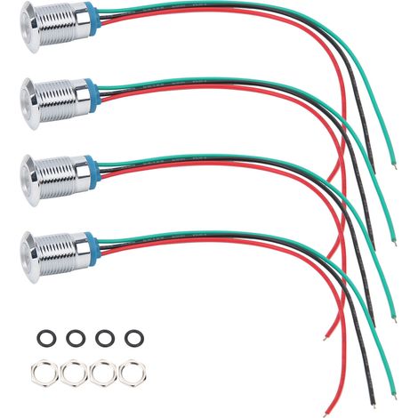 Sätze Industrieller Steuerungskomponenten Mit Wasserdichter Gemeinsamer Anode, Led-anzeige, 12 Mm, 110–220 V