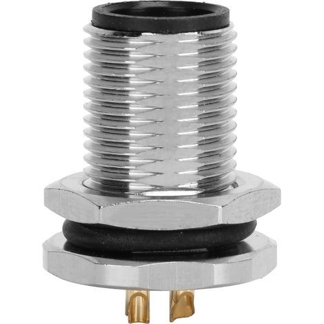 Einbau-m12-f2-p4 F2 M12-buchse, Ip67 Wasserdichter Stecker, 4-poliger Steckeradapter