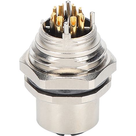 Einbau-steckdose, Wasserdichtes Elektrokabel, M12bs8x-schnellgewindestecker