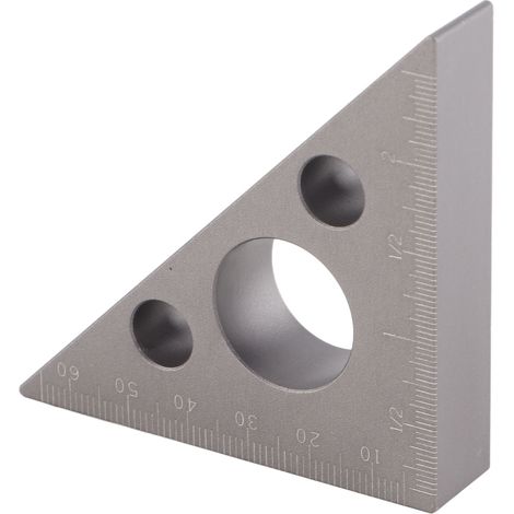 Einfach Zu Bedienender Rechtwinkliger Lineal, Robustes 90-grad-werkzeug Aus Aluminiumlegierung Für Die Holzbearbeitung, Praktisch Für Schreinerarbeiten