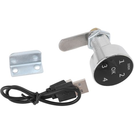 Elektronisches Codeschloss Für Schränke, Intelligentes Touch-bedienfeld Aus Aluminium, Digitales Passwort Für Werkzeugkasten, Briefkasten, Aktenschublade, Schulspinde