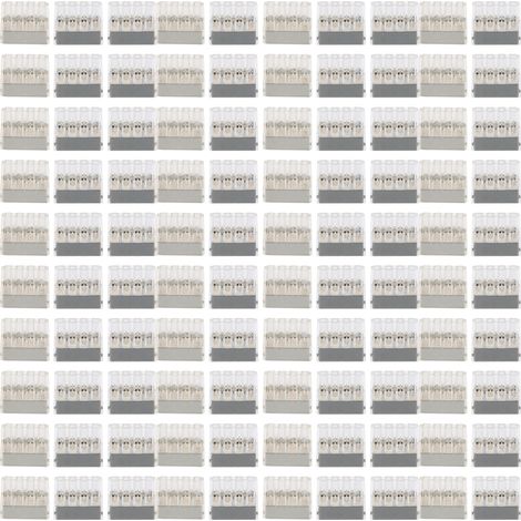 Druckknopf-drahtverbinder, 100 Stück, Schnellanschluss-klemmenblock, Starre Und Flexible Drähte, Universalpct-108