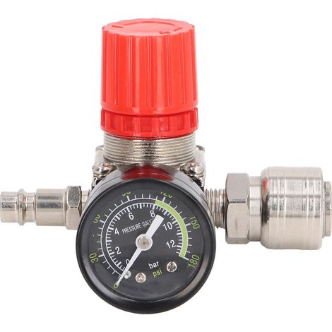 4-loch-luftkompressorregler 0 Bis 180 Psi (europäischer Druck) Mit Manometer