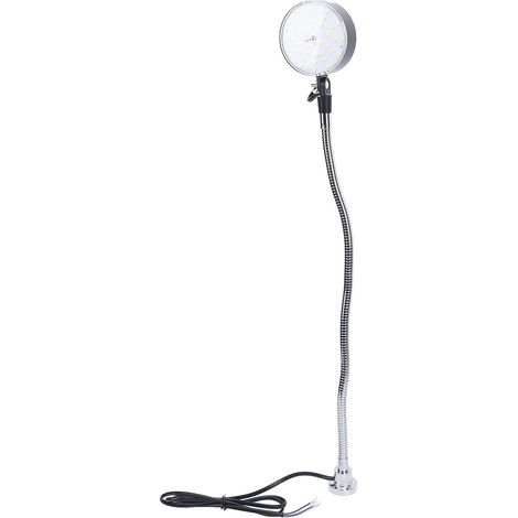 15-w-led-maschinenleuchte Mit 50 Cm Flexiblem Schwanenhals, Magnetfuß, Werkzeuglampe Für Werkstatt, Drehbank, Werkbank, Kanalisation, Eu-industriestecker