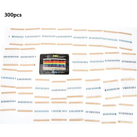Sortimentssatz Von Metallfilmwiderständen, 10–1 Mω, 1/4 W, 1 % Toleranz