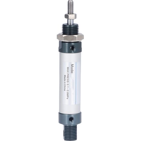 Mini-luftzylinder Aus Aluminiumlegierung, 16 Mm, Doppeltwirkend, 30–800 Mm/s, 0,1–0,8 Mpa, Mal16x25
