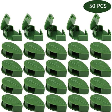 50 Stück Befestigungsclips Für Kletterpflanzenwände Mit 60 Acryl-klebestreifen, Unsichtbare Befestigungsclips Für Kletterpflanzen, Pflanzenverbindungsclips Für