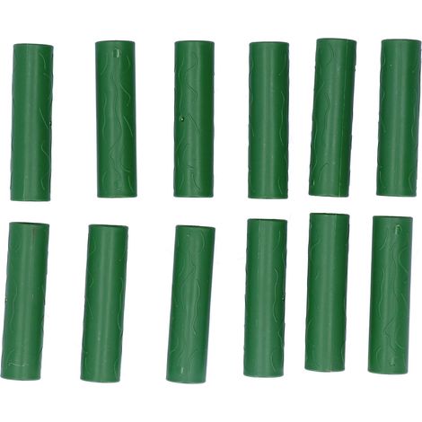 12 Gartenpfähle, Verbindungsrohre, Ranken, Kletterpflanzen, Stützpfähle, Verbinder, 16 Mm Innendurchmesser