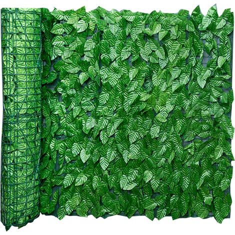 Dekorative Blätterzäune, Sichtschutz Für Den Balkon, Künstliche Grüne Wanddekoration Für Den Garten, Künstliche Efeu-ranken-dekoration (a)