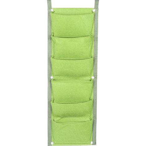 Vertikale Pflanzsäcke Mit 6 Fächern, Hängepflanzgefäß Für Den Außenbereich, Gardengreen