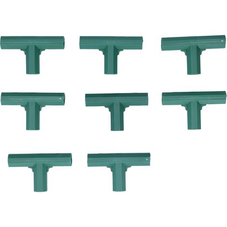 8-teiliges Diy-t-förmiges Verbindungsstück Für 16-mm-pflanzenstützen