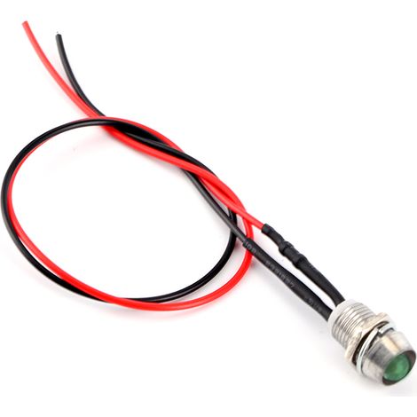 Stück 12v 8mm Led-panel-fahrer-armaturenbrett-warnleuchte Auto Transporter Grün
