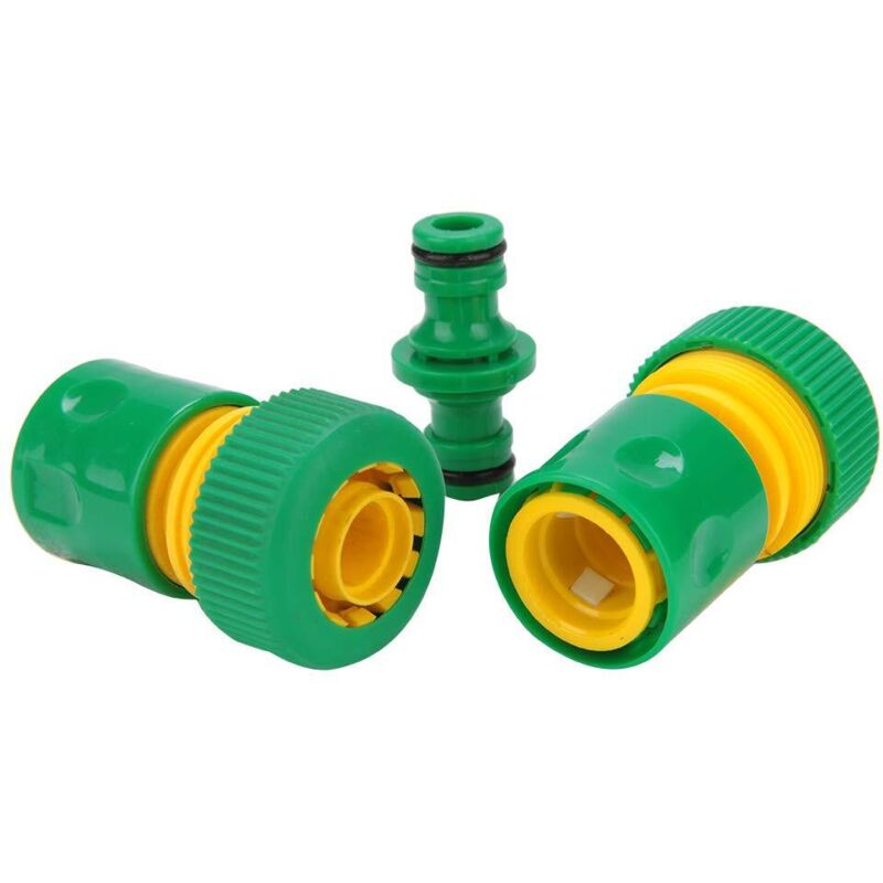 Schlauchadapter, Extrem Robuster Und Bruchfester Schlauchverbinder, Schnell Und Einfach Anzuschließender Gartenschlauchverbinder Für Garten, Veranda, Gewächshaus Und Terrasse
