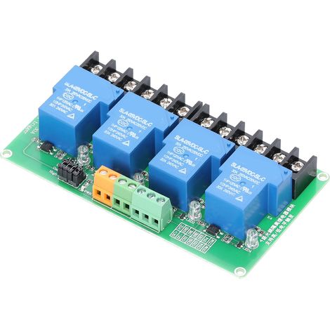 4-kanal-relaismodul, 30 A Laststrom Mit Optokoppler-isolation, Unterstützt Optionale 5 V, 12 V Und 24 V High- Und Low-triggerung