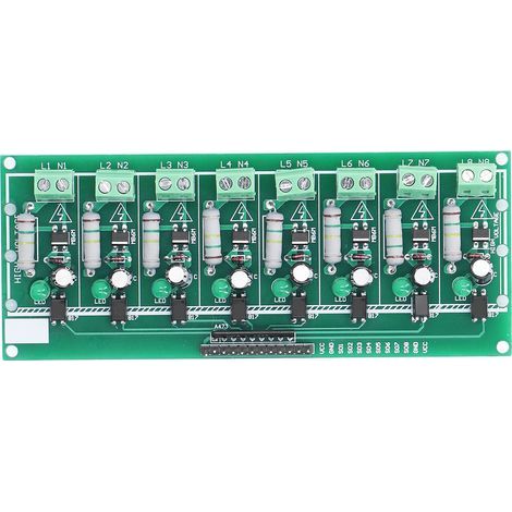 Optokoppler-isolationspanel, 8-kanal-sps-spannungserkennungsmodul, 220 V Ac Für Selbstbauprojekte